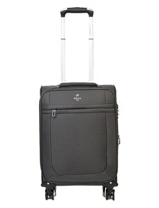 Βαλίτσα καμπίνας 55x36x22 τετράτροχη γκρί από ύφασμα Airtex με αδιάρρηκτο φερμουάρ 78AIR57 - 27864-07