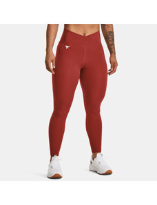 UNDER ARMOUR PROJECT ROCK CROSSOVER LETS GO ANKLE LEGGINGS ΚΟΚΚΙΝΟ