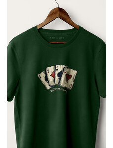 UnitedKind Wild Cards, T-Shirt σε πράσινο χρώμα