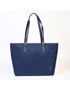 Τσάντα Shopping Α4 ώμου Francinel σε μπλε ύφασμα MNN3QCH - 27282-03