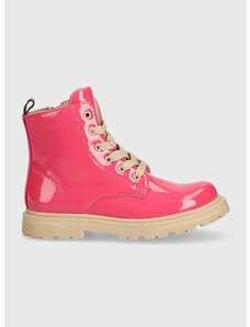 Παιδικές μπότες Tommy Hilfiger χρώμα: ροζ