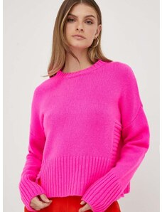 Μάλλινο πουλόβερ Pinko γυναικεία, χρώμα: ροζ