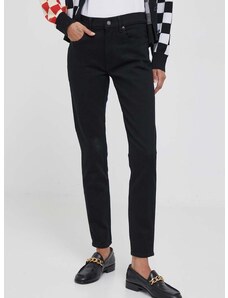 Τζιν παντελόνι Polo Ralph Lauren χρώμα: μαύρο