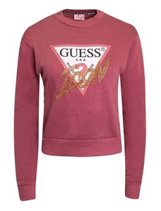 GUESS Φουτερ Cn Icon Sweatshirt W2BQ18KB683 g5r6 velvet rouge