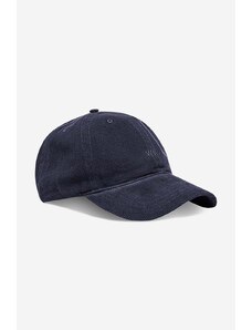 Κοτλέ καπέλο μπέιζμπολ Wood Wood χρώμα: ναυτικό μπλε