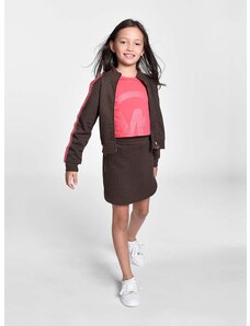 Παιδική φούστα Michael Kors χρώμα: καφέ