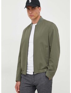 Μπουφάν Calvin Klein χρώμα: πράσινο