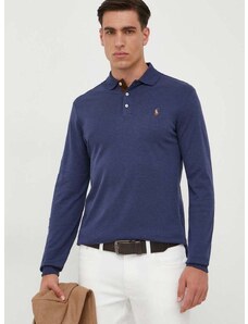 Βαμβακερή μπλούζα με μακριά μανίκια Polo Ralph Lauren