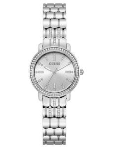 GUESS Hayley Crystals - GW0612L1, Silver case with Stainless Steel Bracelet
