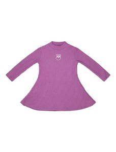 Παιδικό φόρεμα Pinko Up χρώμα: μοβ