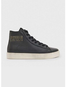 Δερμάτινα ελαφριά παπούτσια AllSaints Tana High Top , χρώμα: μαύρο
