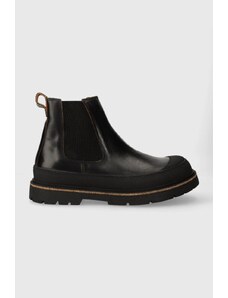 Δερμάτινες μπότες τσέλσι Birkenstock Prescott χρώμα: μαύρο