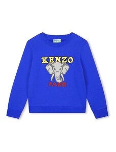 Παιδική βαμβακερή μπλούζα Kenzo Kids χρώμα: ναυτικό μπλε