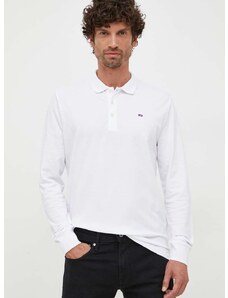 Βαμβακερή μπλούζα με μακριά μανίκια Pepe Jeans χρώμα: άσπρο