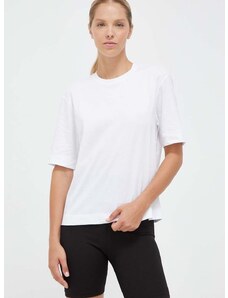 Αθλητικό μπλουζάκι Calvin Klein Performance Essentials χρώμα: άσπρο