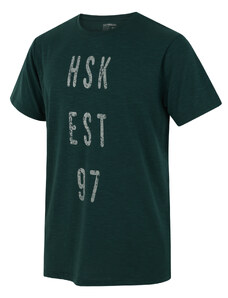 Ανδρικό λειτουργικό T-shirt HUSKY Tingl M dk. βάζοντας πράσινο