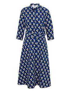 Orsay μαύρο και μπλε κυρίες φόρεμα με σχέδια - Γυναίκες