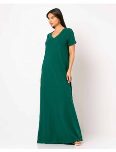 noobass Maxi Φόρεμα Με V Πράσινο S/M