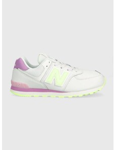 Παιδικά αθλητικά παπούτσια New Balance GC574CX χρώμα: άσπρο