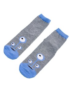 Αντιολισθητικές παιδικές κάλτσες Shelvt γκρι μπλε αλλοδαπός