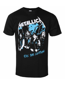 ROCK OFF Ανδρικό μπλουζάκι Metallica - Vintage Ride The Lightning - Μαύρο - METTS45MB