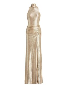 RALPH LAUREN Φορεμα Retleah-Sleeveless-Gown 253908905001 new tan/gold foil