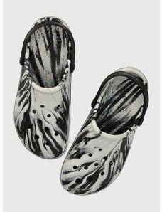 Παντόφλες Crocs Crocband IV Marbled Clog χρώμα: μαύρο, 208601