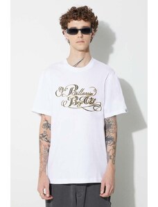Βαμβακερό μπλουζάκι Billionaire Boys Club χρώμα άσπρο B23254
