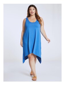 Celestino Ασύμμετρο φόρεμα μπλε για Γυναίκα