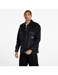 Tommy Hilfiger Ανδρικά χειμωνιάτικα jacket Tommy Jeans Sherpa Lined Cord Overshirt Black