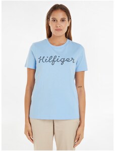 Γαλάζιο Γυναικείο T-Shirt Tommy Hilfiger - Γυναικεία