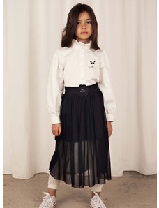 Παιδικό βαμβακερό πουκάμισο Mini Rodini χρώμα: άσπρο