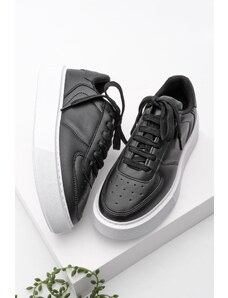 Marjin Γυναικεία Sneakers High-Sole Lace-Up Sneakers Azin μαύρο