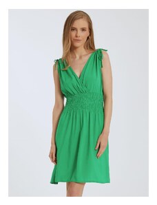 Celestino Mini φόρεμα με σούρες στους ώμους πρασινο για Γυναίκα