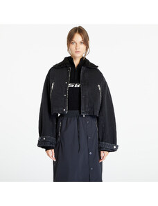 Γυναικεία denim jacket Calvin Klein Jeans Sherpa Denim Jacket Gray