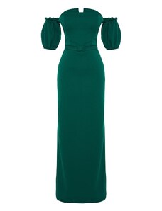 Γυναικείο φόρεμα Trendyol TPRSS23AE00091/Green