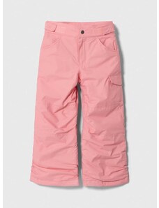 Παιδικό παντελόνι Columbia χρώμα: ροζ