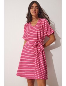 Happiness İstanbul φόρεμα - ροζ - γραμμή Α