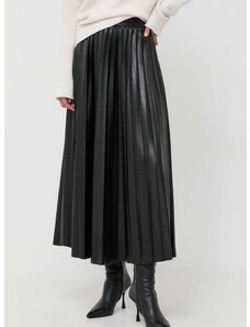Φούστα BOSS χρώμα: μαύρο