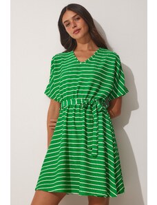 Happiness İstanbul Φόρεμα - Πράσινο - σε γραμμή Α