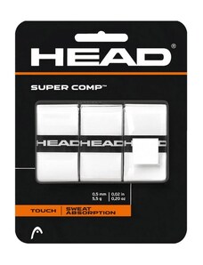 HEAD SUPERCOMP OVERGRIP TENNIS 285088-WH Λευκό