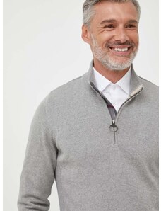 Βαμβακερό πουλόβερ Barbour χρώμα: γκρι