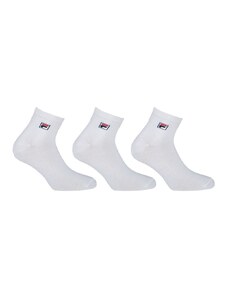 FILA Unisex Κάλτσες Quarter Plain - 3 Ζεύγη