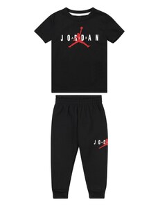 Jordan Φόρμα τρεξίματος κόκκινο / μαύρο / λευκό