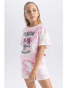 DEFACTO Girls' Sweatshirt Υφασμάτινο Σορτς