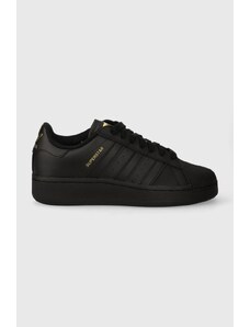 Δερμάτινα αθλητικά παπούτσια adidas Originals SUPERSTAR XLG χρώμα: μαύρο