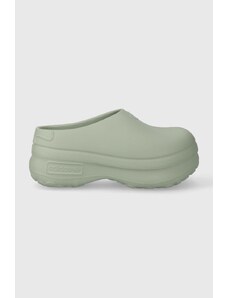 Παντόφλες adidas Originals Adifom Stan Mule Smith χρώμα: πράσινο IE7053