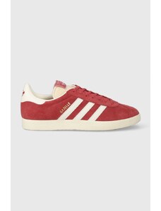 Σουέτ αθλητικά παπούτσια adidas Originals Gazelle χρώμα: κόκκινο, IG1062