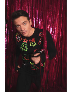 DEFACTO Χριστουγεννιάτικο Θεματικό Πουλόβερ Regular Fit Knitwear