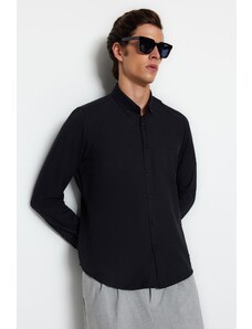 Trendyol Shirt - Μαύρο - Slim fit